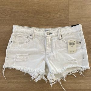 Lucky Brand White Denim Jean Shorts